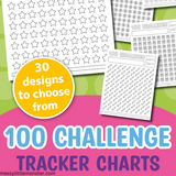 100 challenge tracker charts