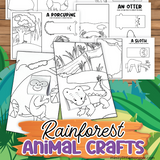 rainforest animal crafts