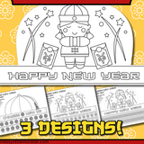 Chinese new Year hat template