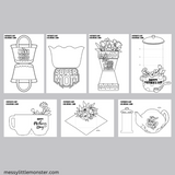 printable monthers day cards to color