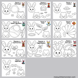 cut and paste bunny craft