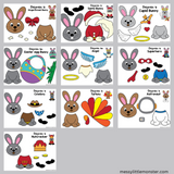 cut and paste bunny craft