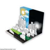 day and night diorama