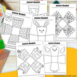 basket template Easter