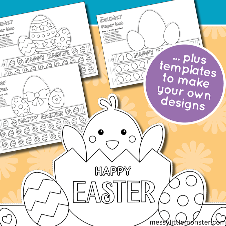 Easter Hat Template ā Messy Little Monster Shop easter-hat-template-messy-little-monster-shop