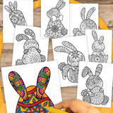 easter mandala coloring pages