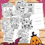 printable halloween crayon holder