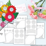 mothers day paper flower bouquet
