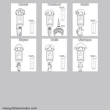 people finger puppet printables