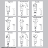people finger puppet craft