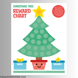 printable christmas tree reward chart