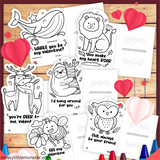 printable Valentine crayon holder template