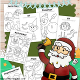 split pin christams paper craft printables
