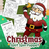 split pin christmas paper craft