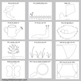 drawing prompts for spring
