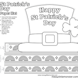 diy leprechaun hat template