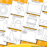kids summer drawing prompts
