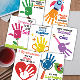 teacher appreciation handprint craft