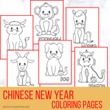 chinese new year coloring pages