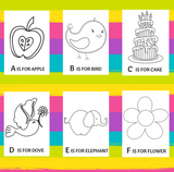 ABC Coloring Pages Set