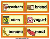 grocery shop dramatic play printables
