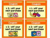 grocery shop dramatic play printables