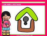 Spring playdough mats