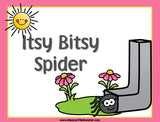 Itsy Bitsy - Nursery Rhyme Sequencing Activity