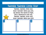 Twinkle Twinkle - Nursery Rhyme Sequencing Activity