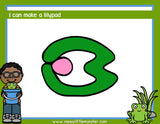 frog life cycle playdough mats