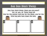 Baa Baa Black Sheep - Nursery Rhyme Sequencing Activity