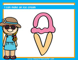 summer playdough mats
