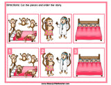Five Little Monkeys - Nursery Rhyme Sequencing Activity