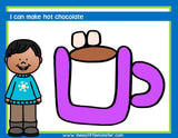 winter playdough mats