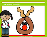 Christmas playdough mats