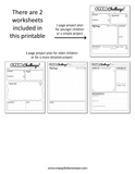 stem challenge worksheets