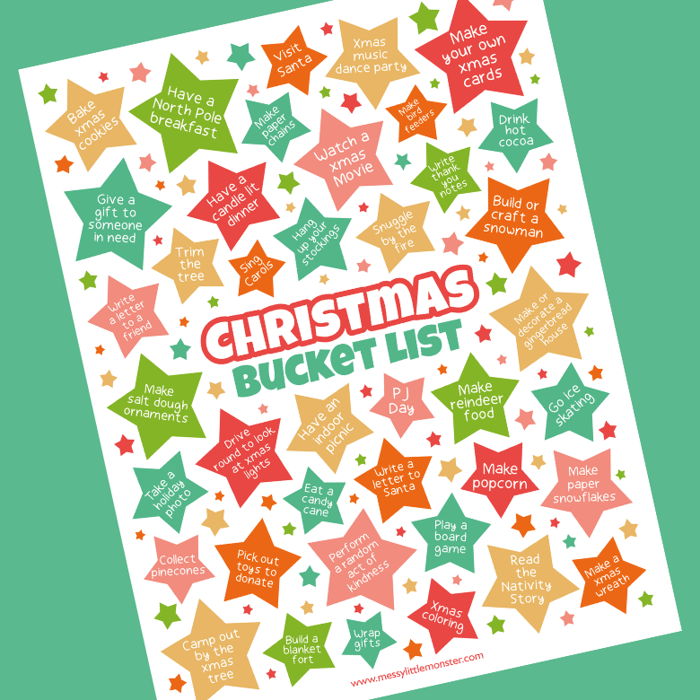 Printable Christmas Bucket List Messy Little Monster Shop printable-christmas-bucket-list-messy-little-monster-shop