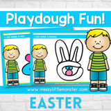 Easter playdough mats