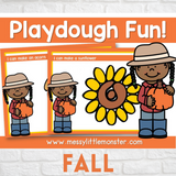 Fall playdough mats