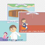 nursery rhyme play dough mats