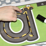 alphabet playdough mats