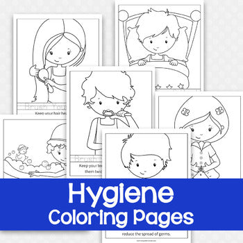 Hygiene Coloring Pages