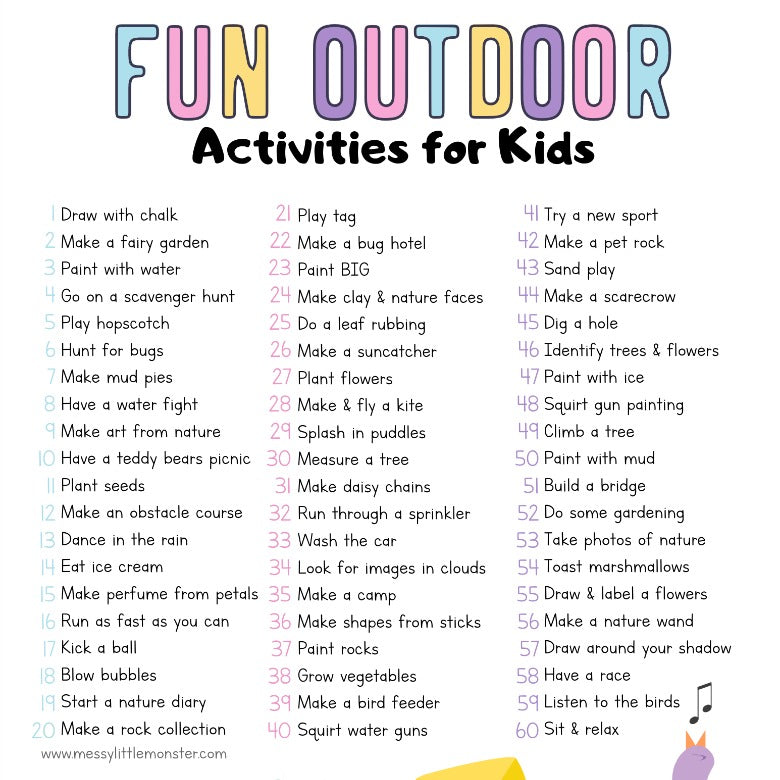 recreational activities for kids