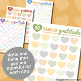 printable gratitude tracker