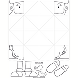 Christmas cootie catchers craft