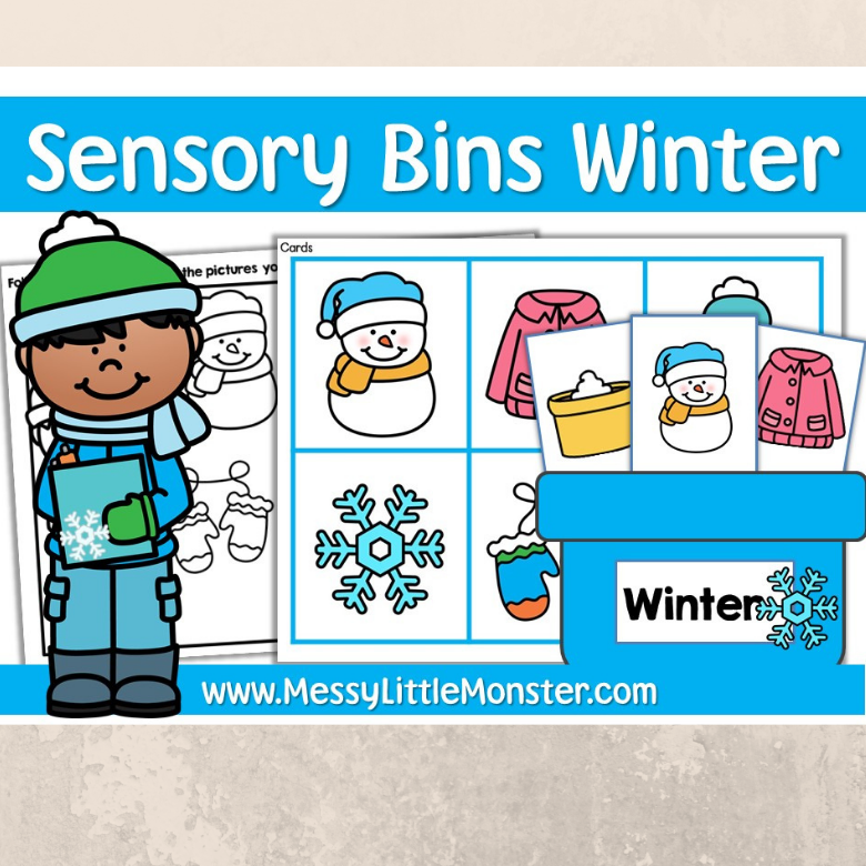 Winter Sensory Bins - The Resourceful Mama
