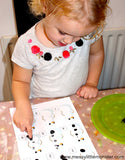 Snowman Painting Numbers Activity