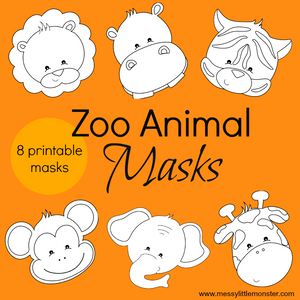 Zoo Animal Masks
