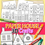 paper house template 3d