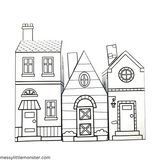 paper house template 
